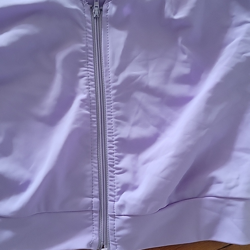 LovelyWholesale Lavender Flare Leg, Top, And Jacket Active Set Size M - Picture 8 of 8